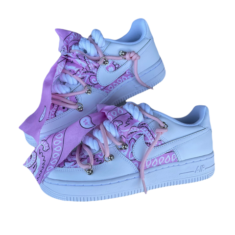 NIKE AIR FORCE 1 "PINK BANDANA" NIKE AIR FORCE 1 "PINK BANDANA"