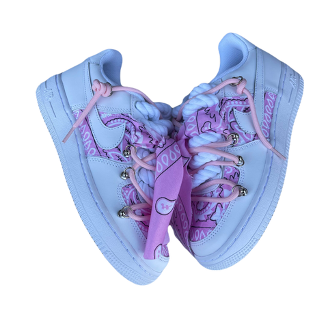 NIKE AIR FORCE 1 "PINK BANDANA" NIKE AIR FORCE 1 "PINK BANDANA"