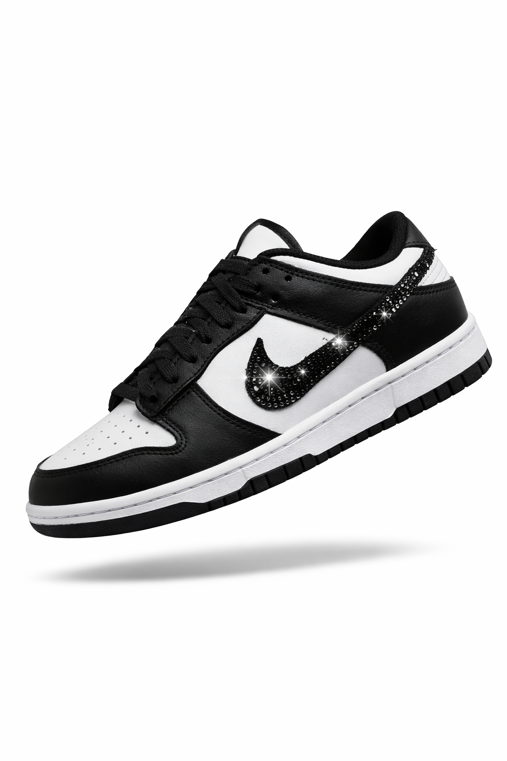 Dunk Low Panda Custom “Swoosh Brill"