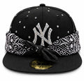 New Era 59FIFTY Custom NY Bandana & Strass Black