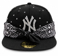 New Era 59FIFTY Custom NY Bandana & Strass Black