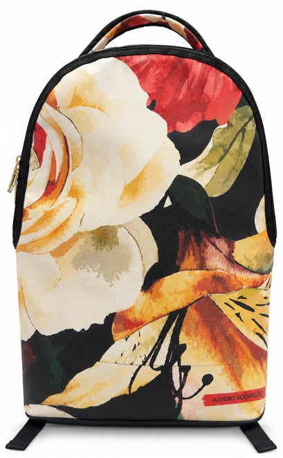 Alviero Rodriguez Floral Noir Backpack