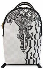 Alviero Rodriguez Tribal Eagle White Backpack