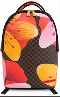 Alviero Rodriguez Sunset Bloom Checkered Backpack