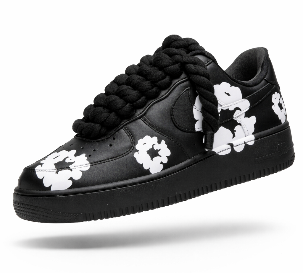 Nike Air Force 1 Custom “Denim Tears Black"