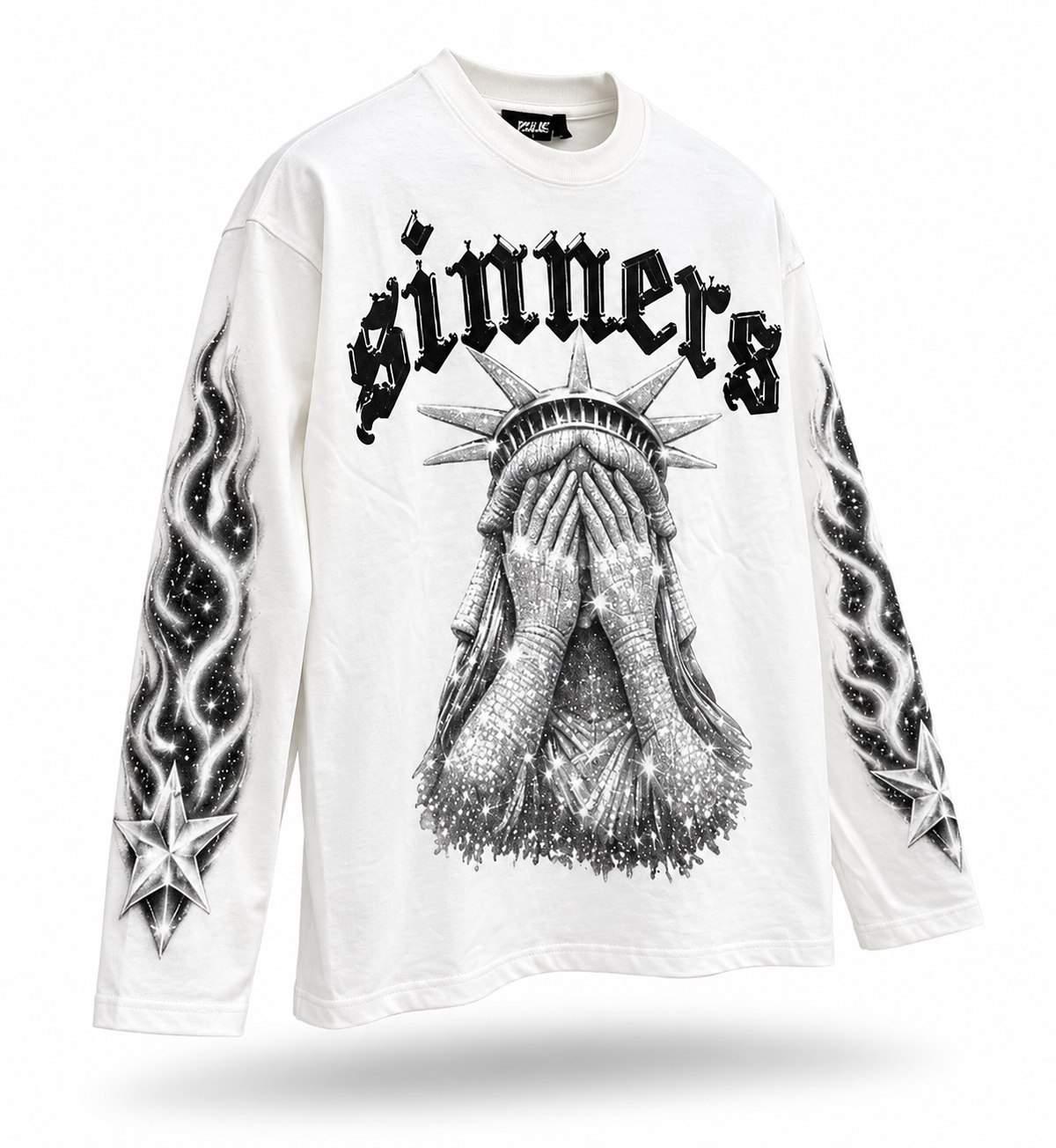 White Sinners Flame Long Sleeve