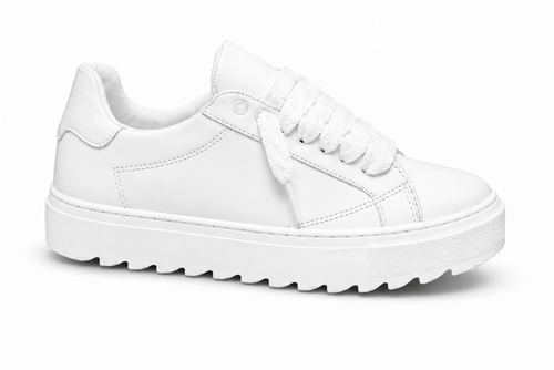 BLANK LOW – TRIPLE WHITE LEATHER
