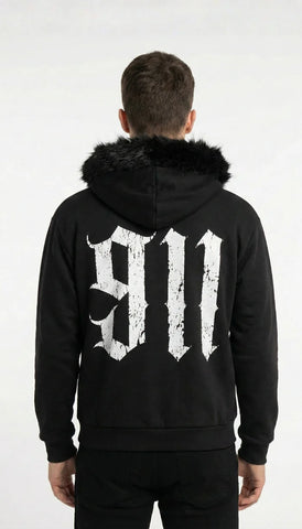 Felpa Zip Fur 911