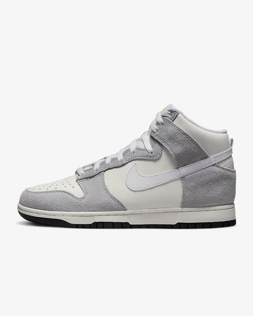 Nike Dunk High Retro Sail Pure Platinum Black White