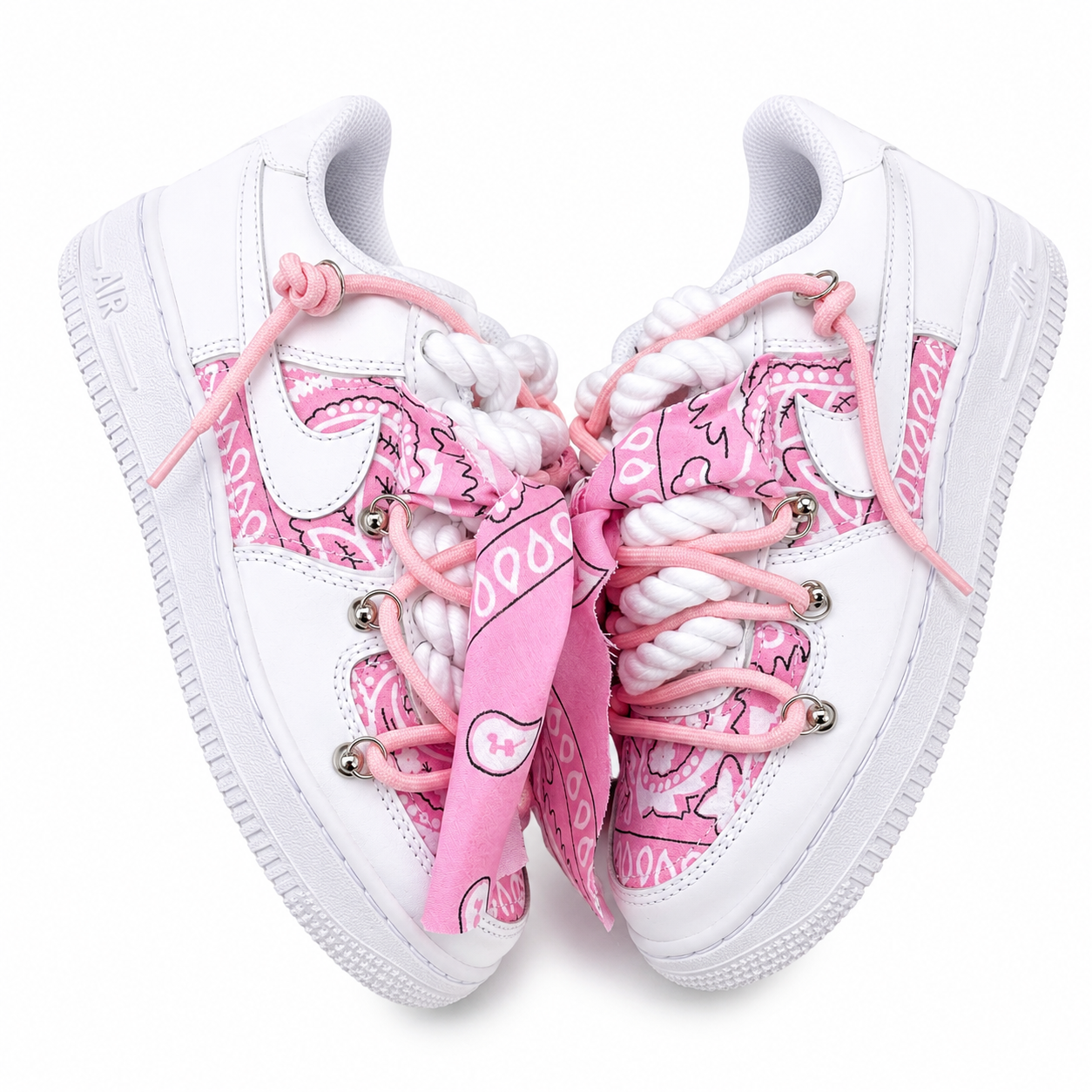NIKE AIR FORCE 1 "PINK BANDANA"