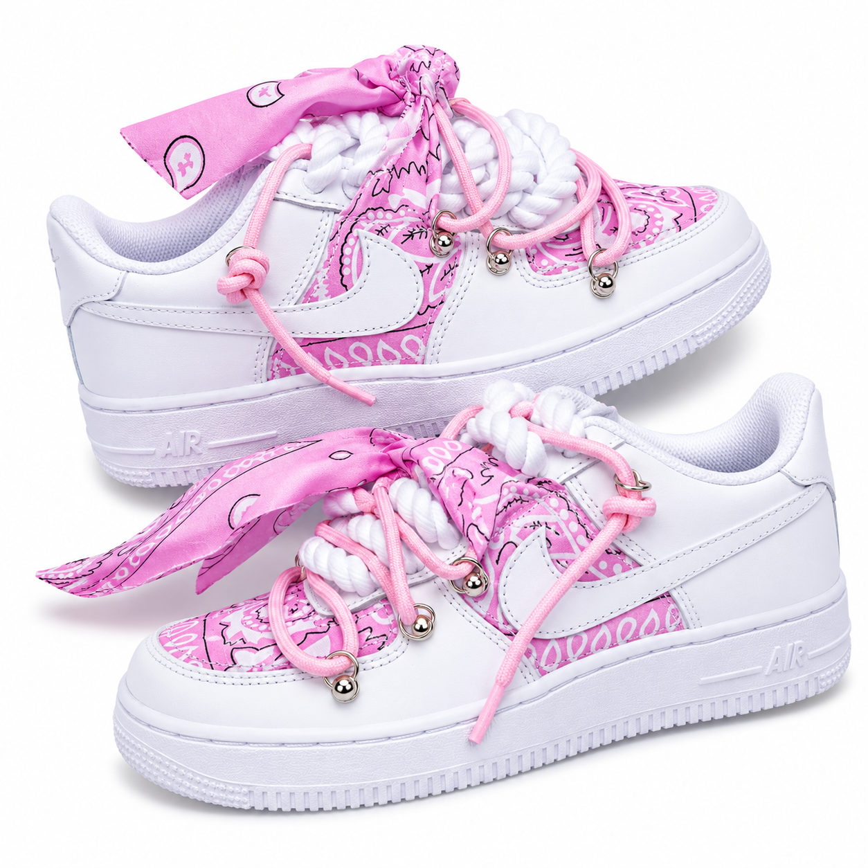 NIKE AIR FORCE 1 "PINK BANDANA"