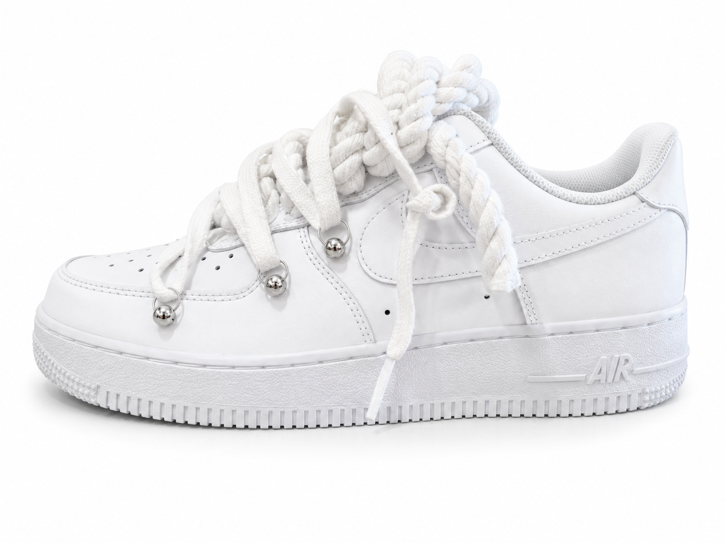 NIKE AIR FORCE 1 “ROPE LACES DOUBLE WHITE”