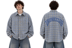 DRUNK CLUB CHECK SHIRT – DUSTY
