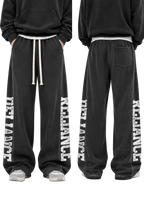 REBEL ZIP WIDE PANTS – WASHED