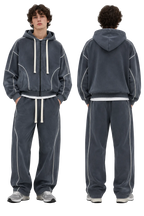 SHADOW LINE TRACKSUIT – WASHED GREY