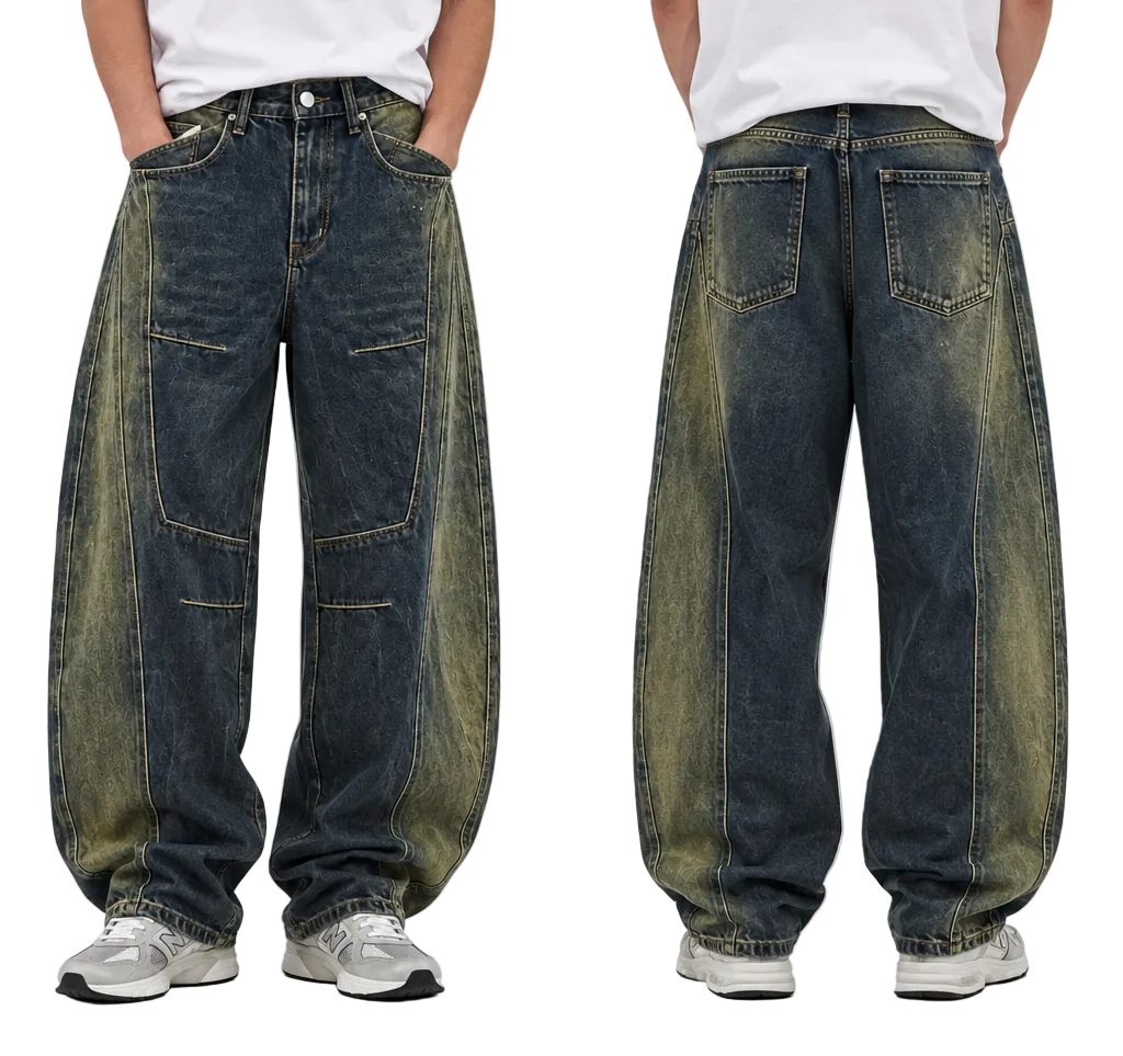 VINTAGE PANEL WASH JEANS – BLACK SAND