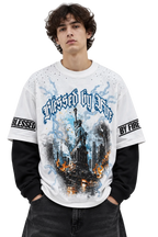 Blessed By Fire Rhinestone Longsleeve