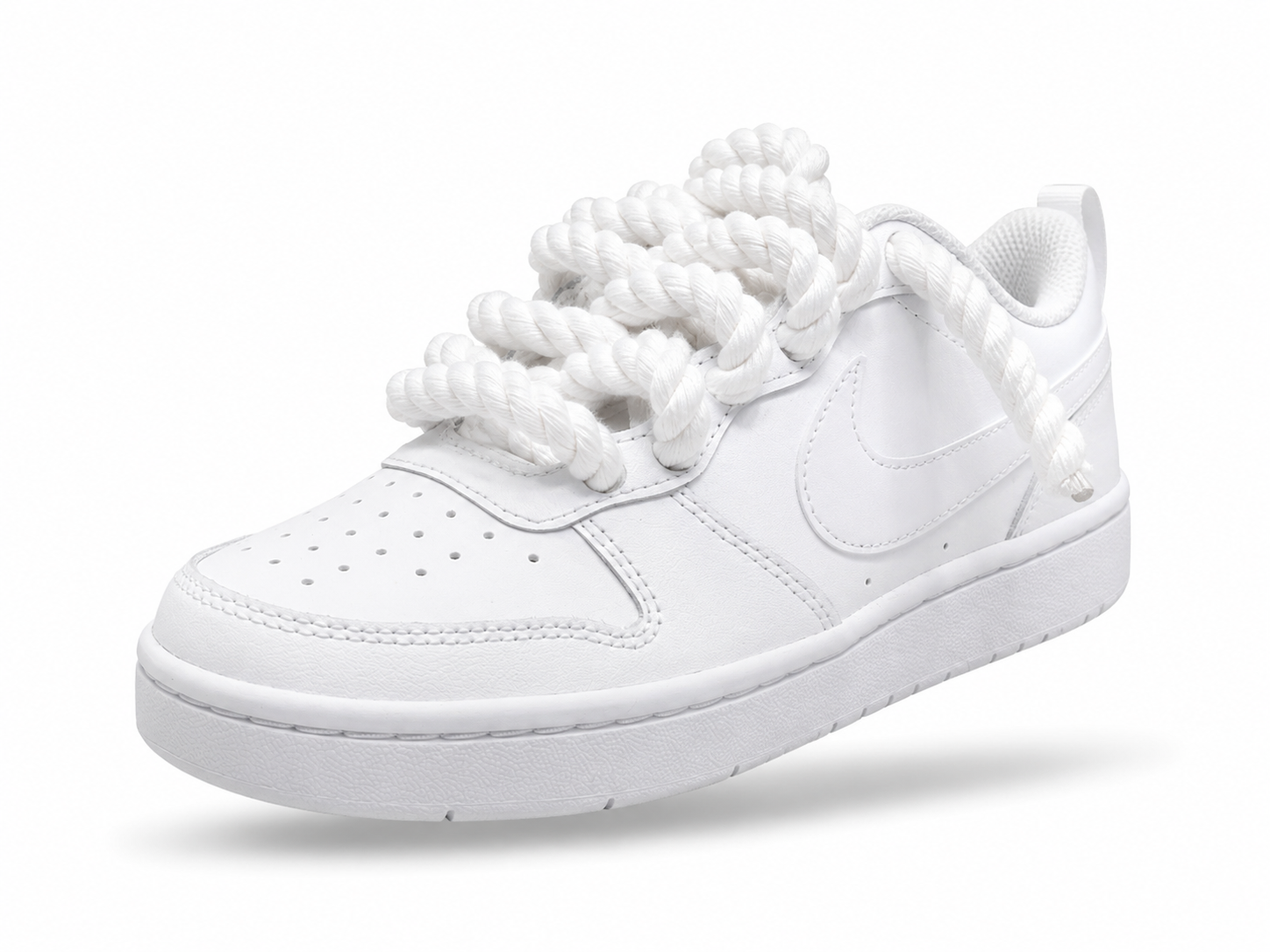 BOROUGH LOW ROPE LACES WHITE