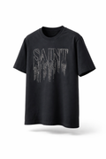 T-Shirt Saint Crystal Drip – Black / White