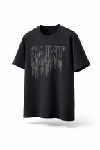 T-Shirt Saint Crystal Drip – Black / White