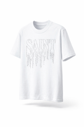 T-Shirt Saint Crystal Drip – Black / White