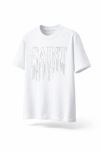 T-Shirt Saint Crystal Drip – Black / White