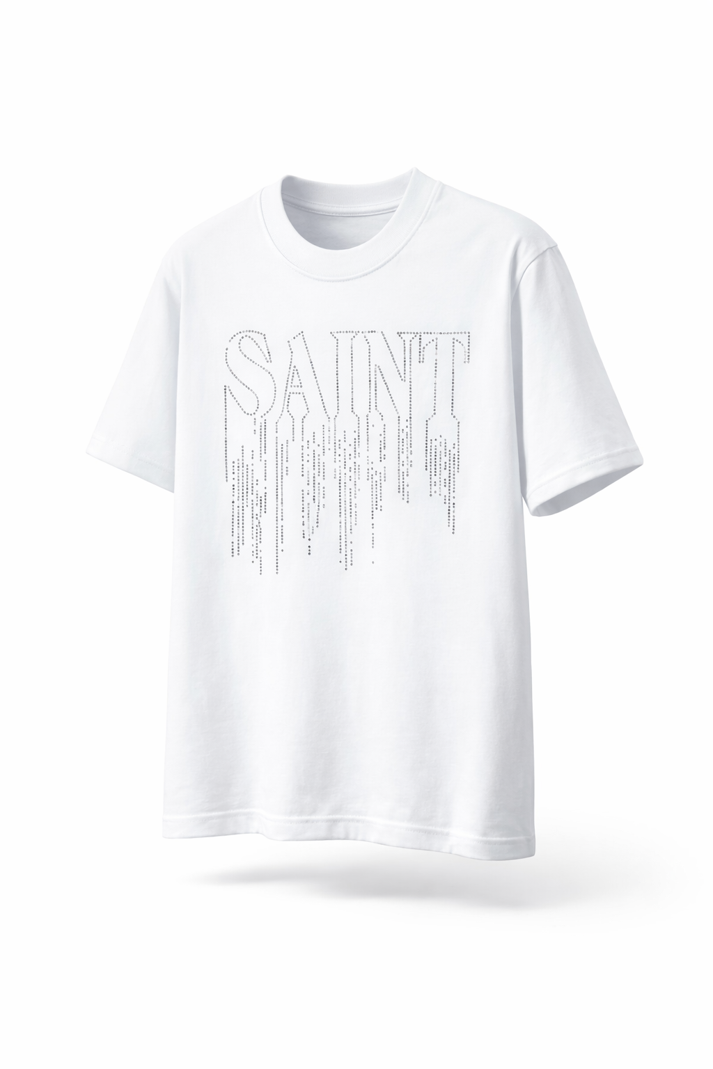 T-Shirt Saint Crystal Drip – Black / White