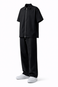 Set Zip Minimal Black – Oversize Fit