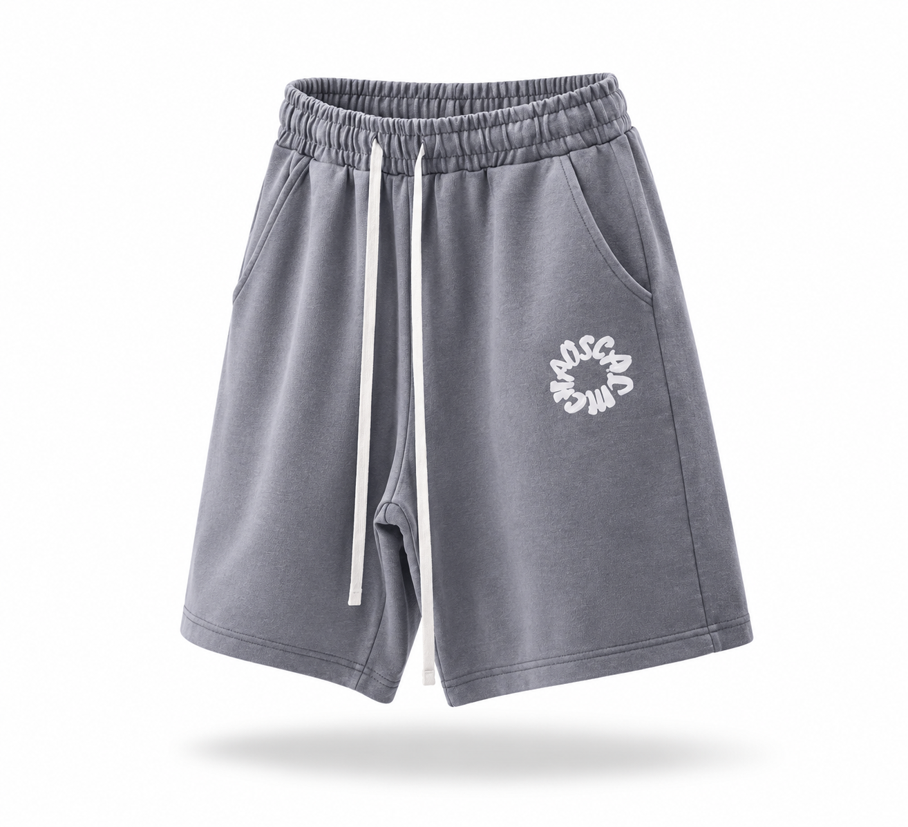 VINTAGE WASH SWEAT SHORTS ICE GREY