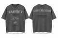 TARGET WASHED BOXY TEE GREY