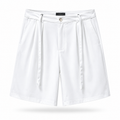 FLOWY TAILORED SHORTS WHITE