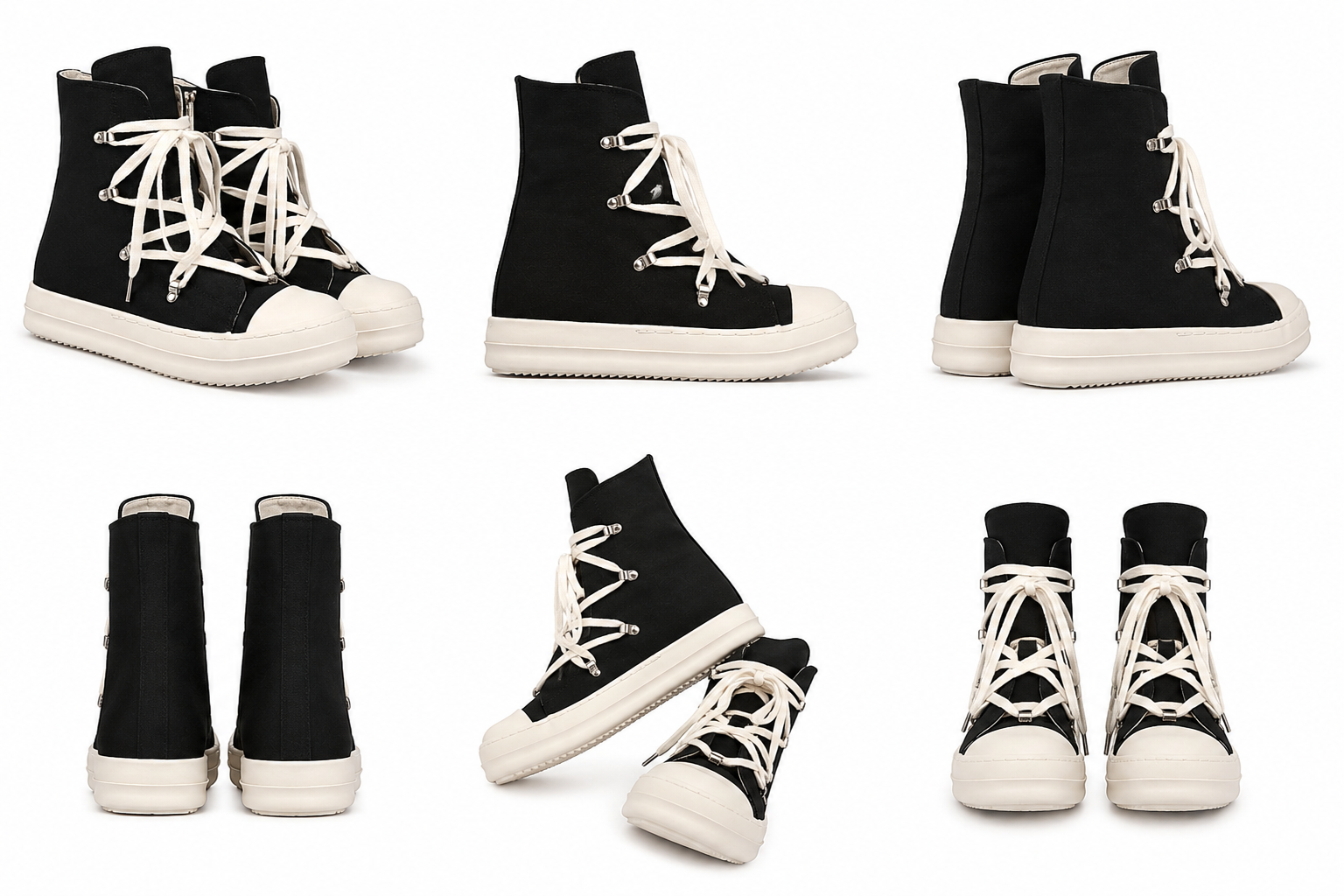 Urban Megalace High Black Denim