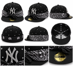 New Era 59FIFTY Custom NY Bandana & Strass Black