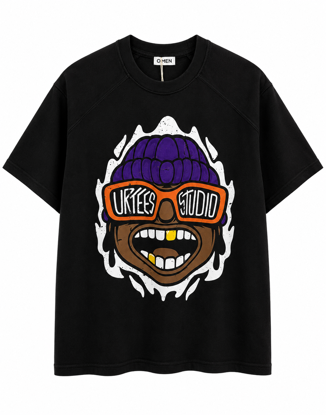 URFEES STUDIO GRAPHIC TEE BLACK