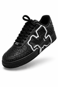 NIKE AIR FORCE 1 BLACK "CHROME VANGELO"