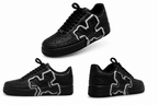 NIKE AIR FORCE 1 BLACK "CHROME VANGELO"