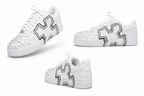 NIKE AIR FORCE 1 WHITE "CHROME VANGELO"