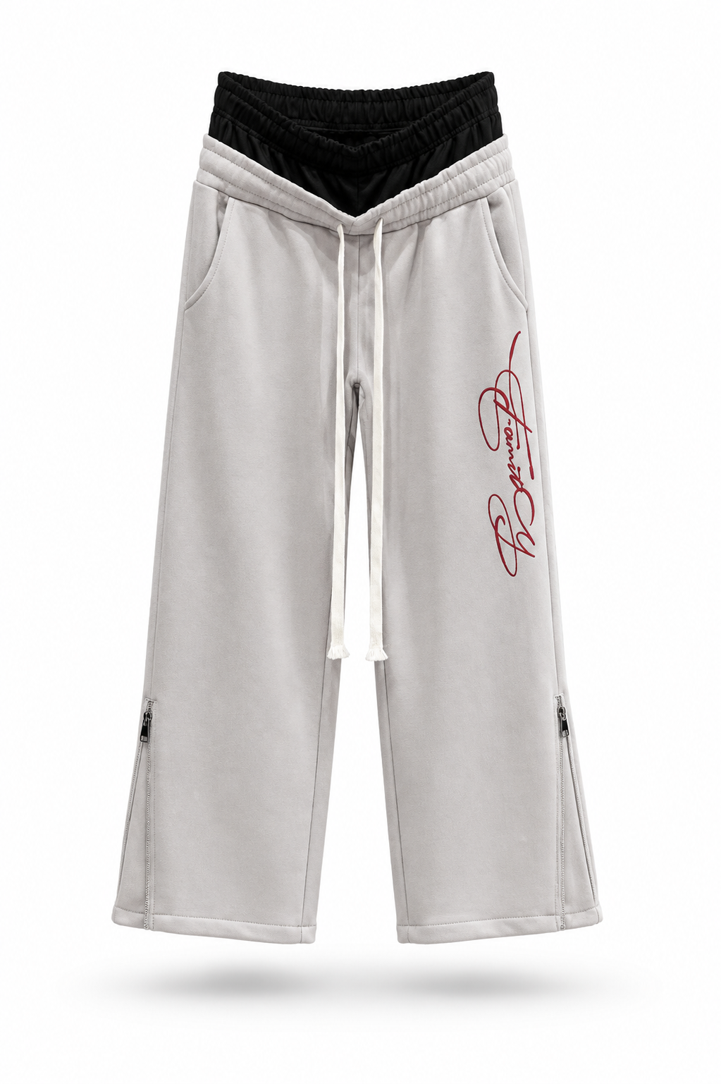 CRIMSON SCRIPT TRACKSUIT – ICE GREY