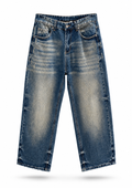 DUST FADE BAGGY JEANS – VINTAGE BLUE