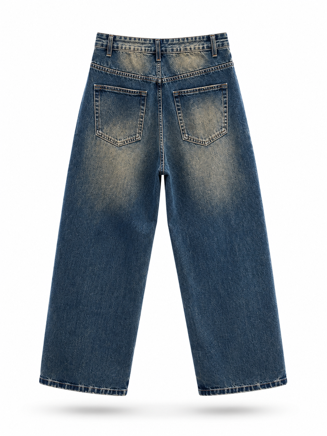 DUST FADE BAGGY JEANS – VINTAGE BLUE