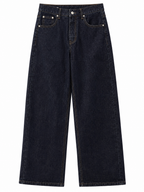 MIDNIGHT LOCK DENIM SET – DEEP BLUE