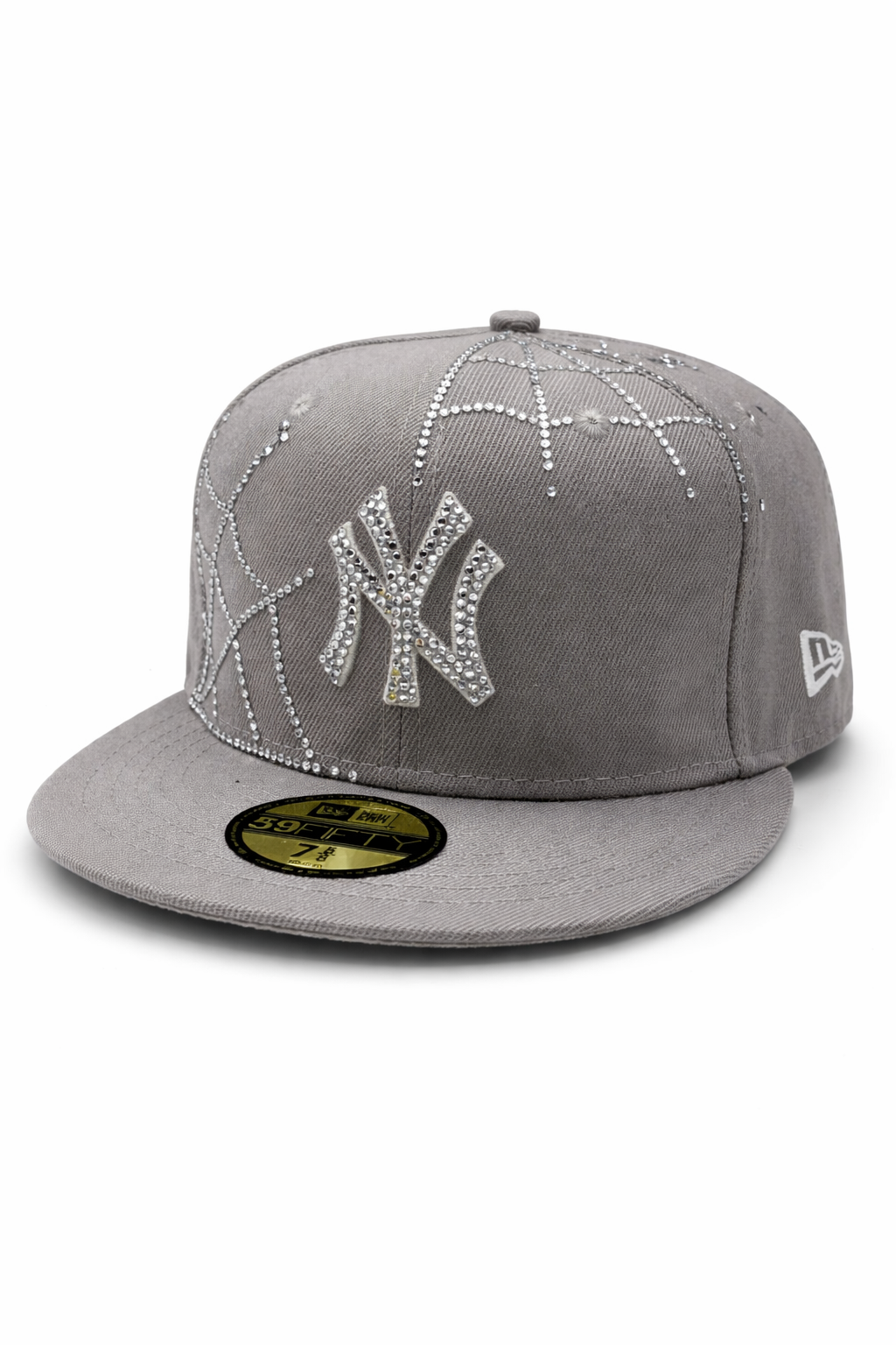 New Era 59FIFTY NY Crystal Web Grey