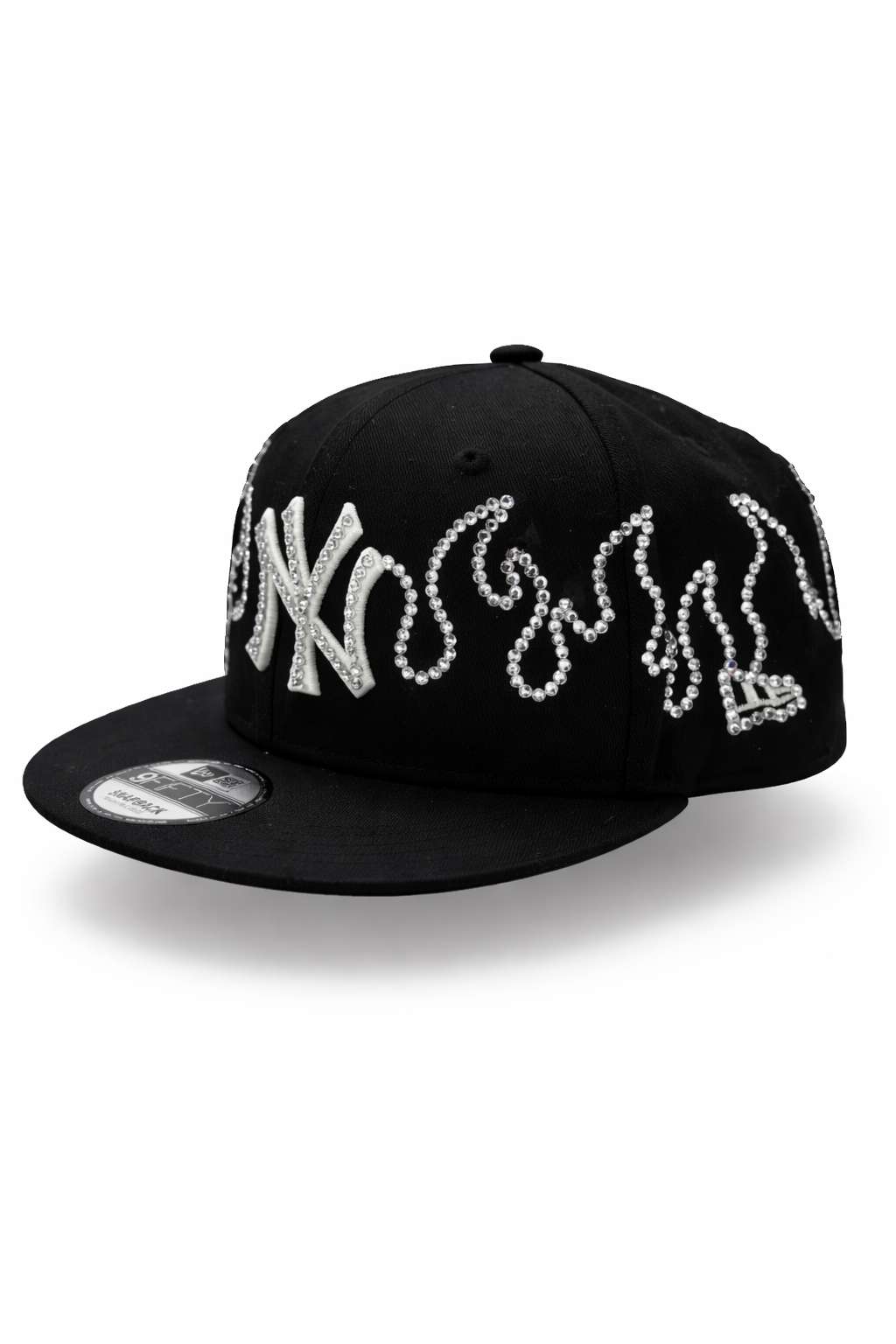 New Era 59FIFTY NY Rhinestone Script Black