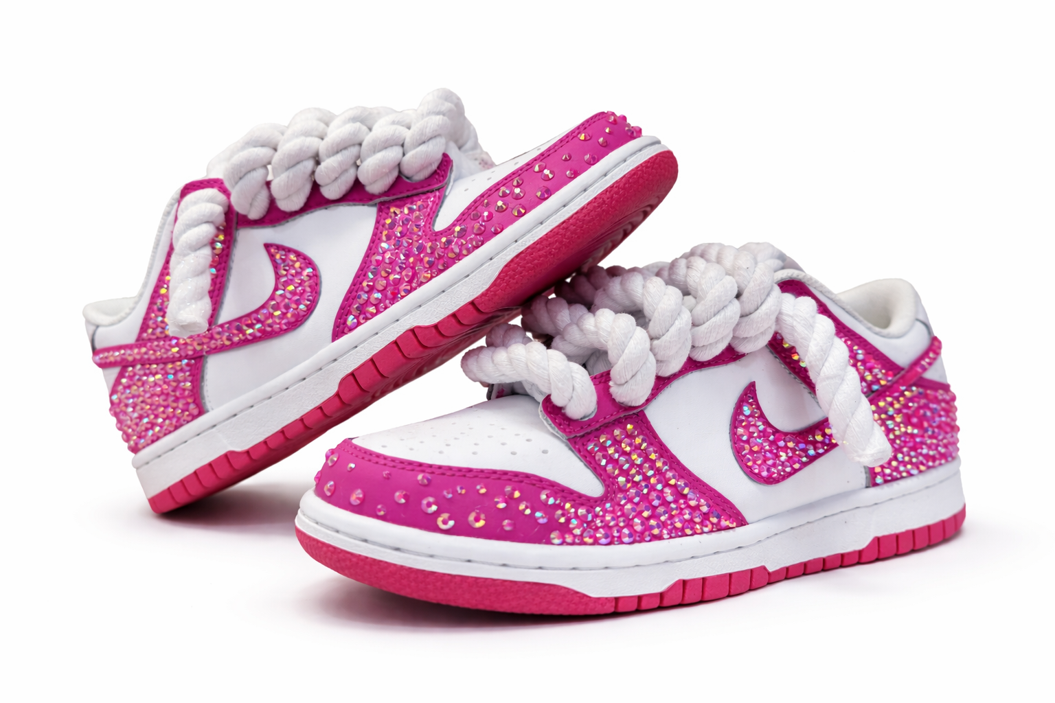 Nike Dunk Low Fucsia Custom “Pink Diamond”