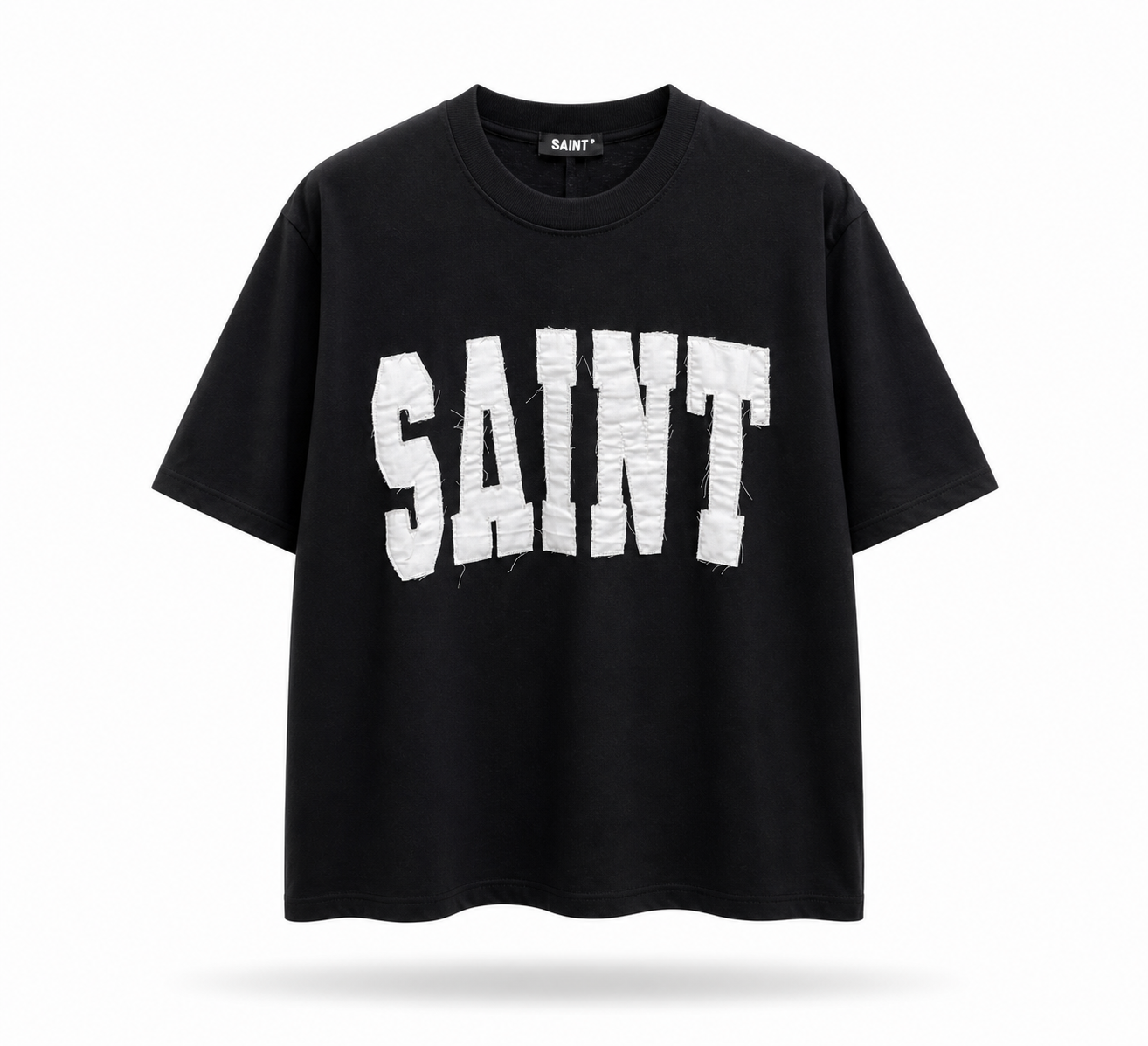 SAINT PATCH TEE BLACK
