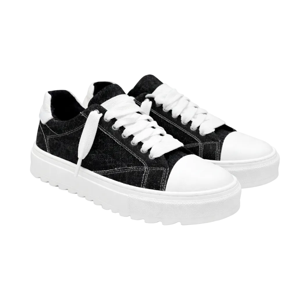 BLANK LOW – Black Denim