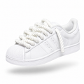 ADIDAS SUPERSTAR WHITE 'ROPE LACES WHITE'