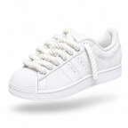 ADIDAS SUPERSTAR WHITE 'ROPE LACES WHITE'