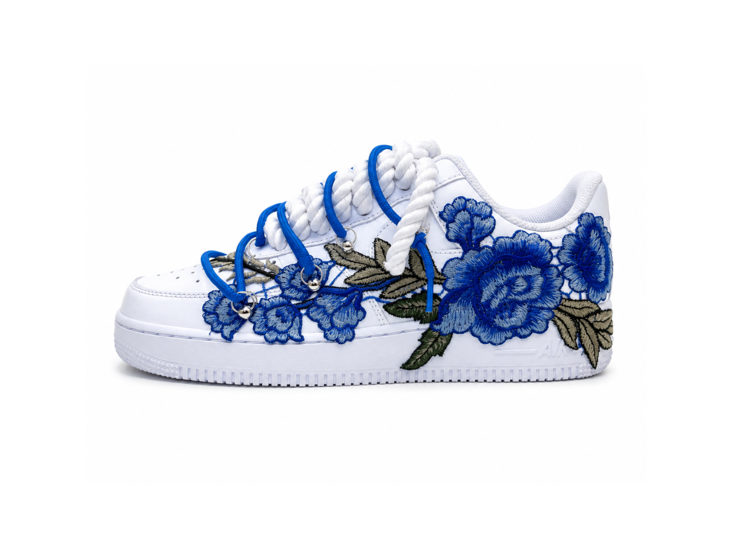 NIKE AIR FORCE 1 WHITE "BLUE FLOWERS"