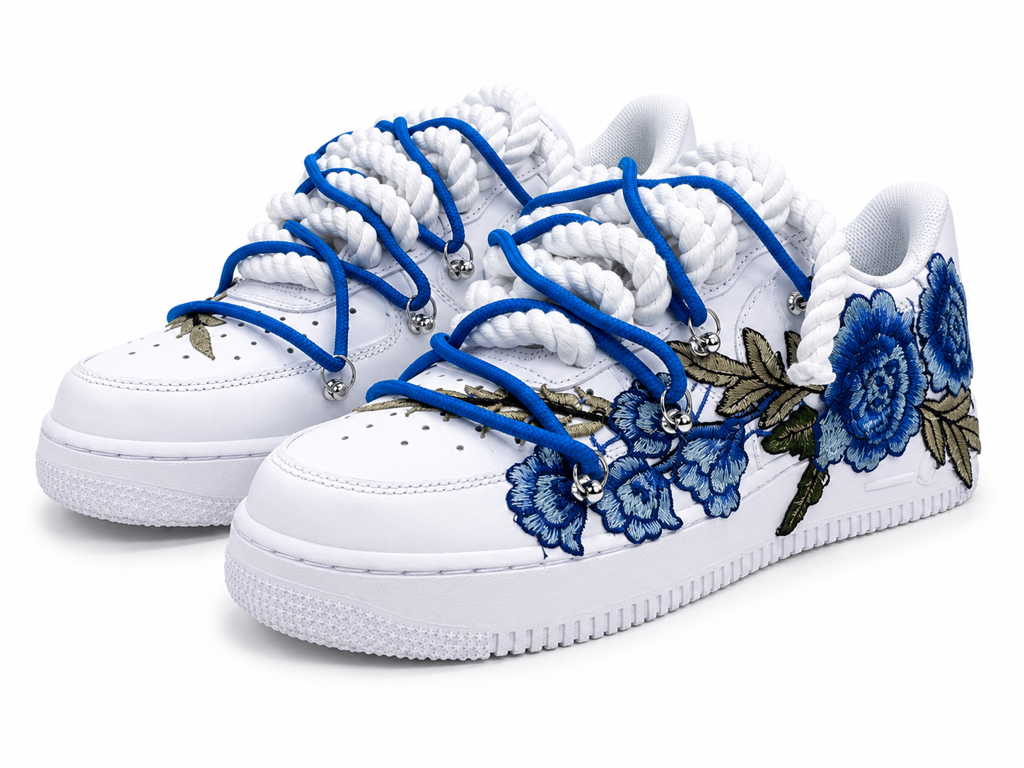 NIKE AIR FORCE 1 WHITE "BLUE FLOWERS"
